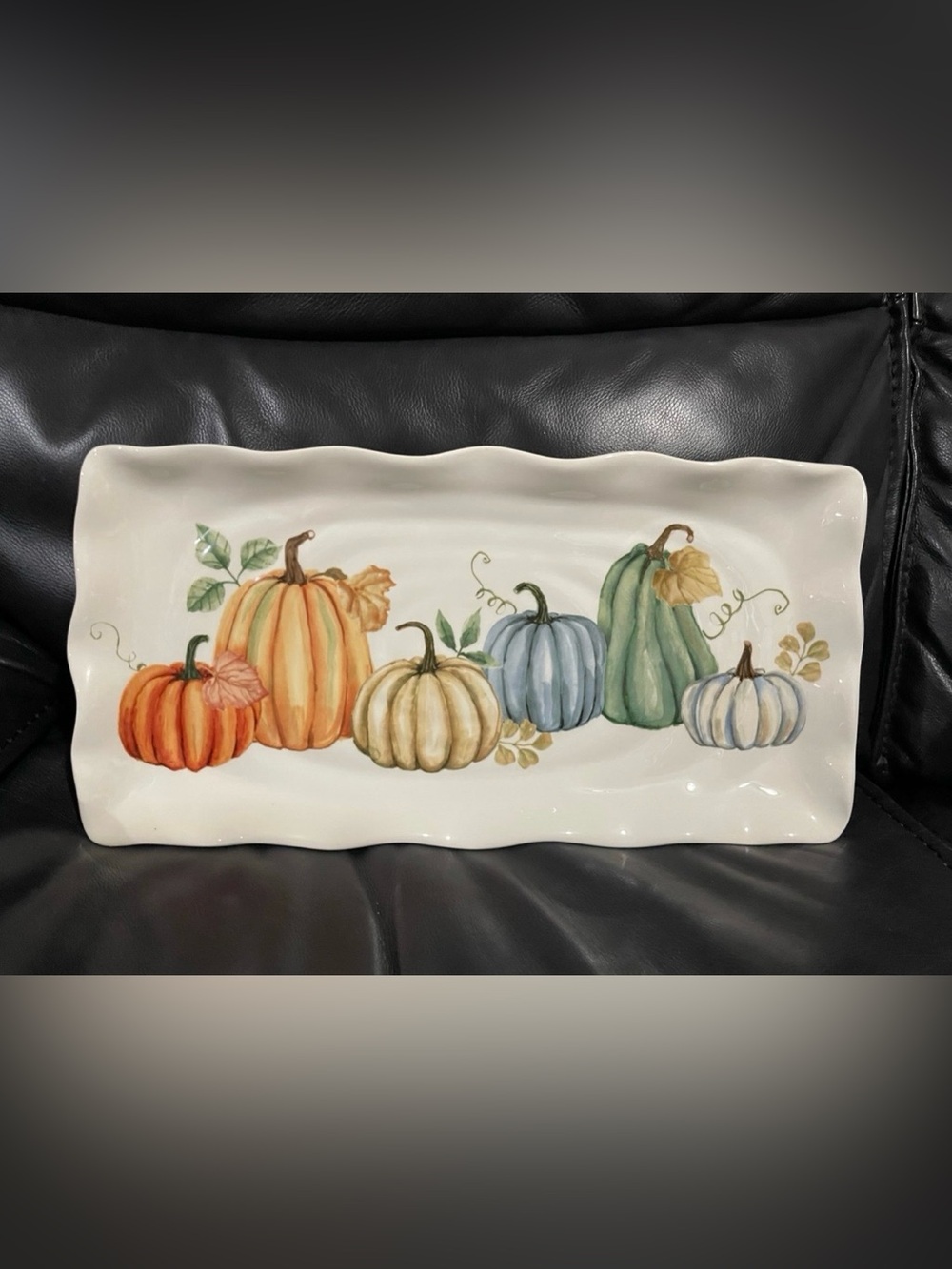Thanksgiving Maxcera Pumpkin Harvest Platter